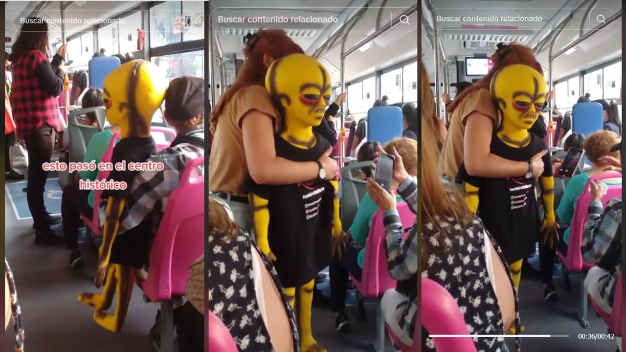 Extraterrestre el en camión.