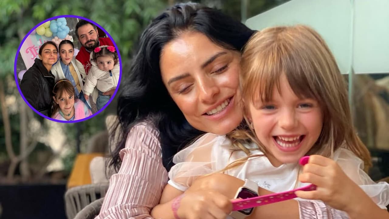 Aislinn Derbez muestra fotos inéditas de su hija Kailani junto a su prima Tessa