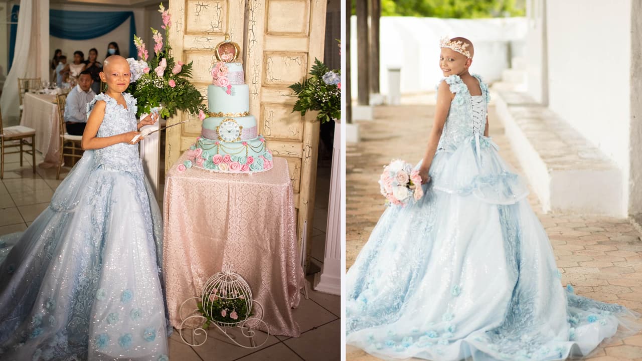 Así es como niña hispana festeja su Quinceañera tras vencer el coronavirus y una enfermedad del sistema inmune