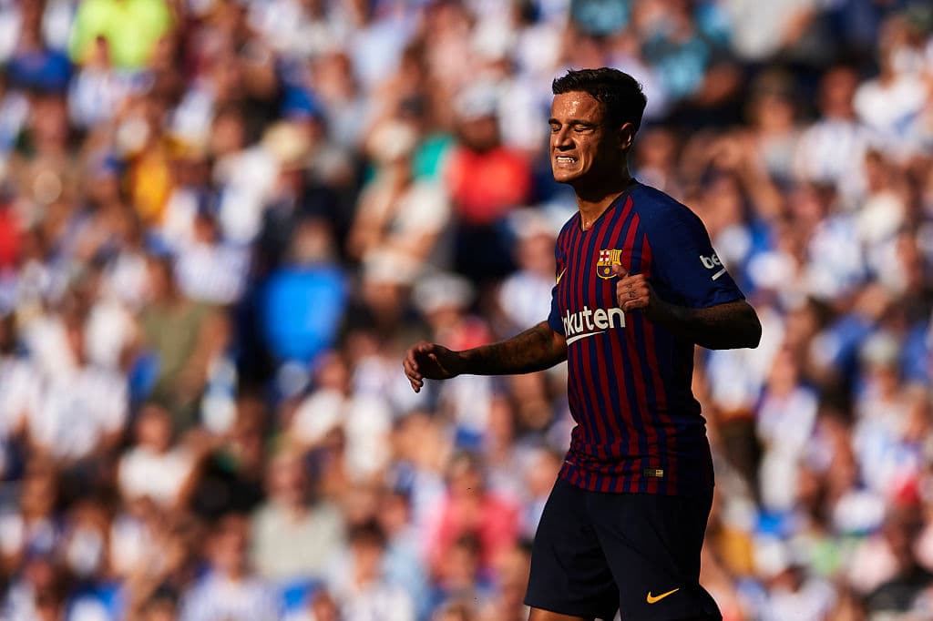 Coutinho tuvo problemas en adaptarse a la forma de juego del Barça, pues no funcionaba como centrocampista y terminó siendo extremo.