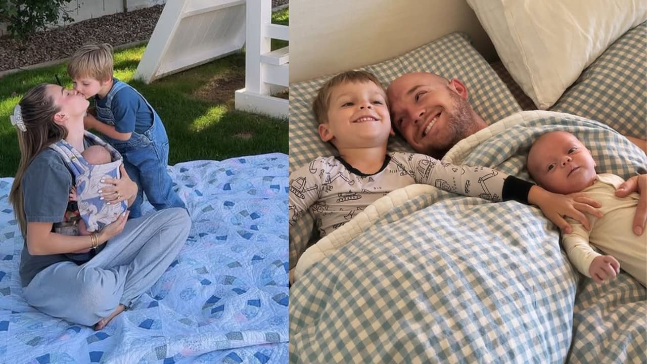 Emilie Kiser publicó fotografías de Trigg el mismo día que él se accidentó.