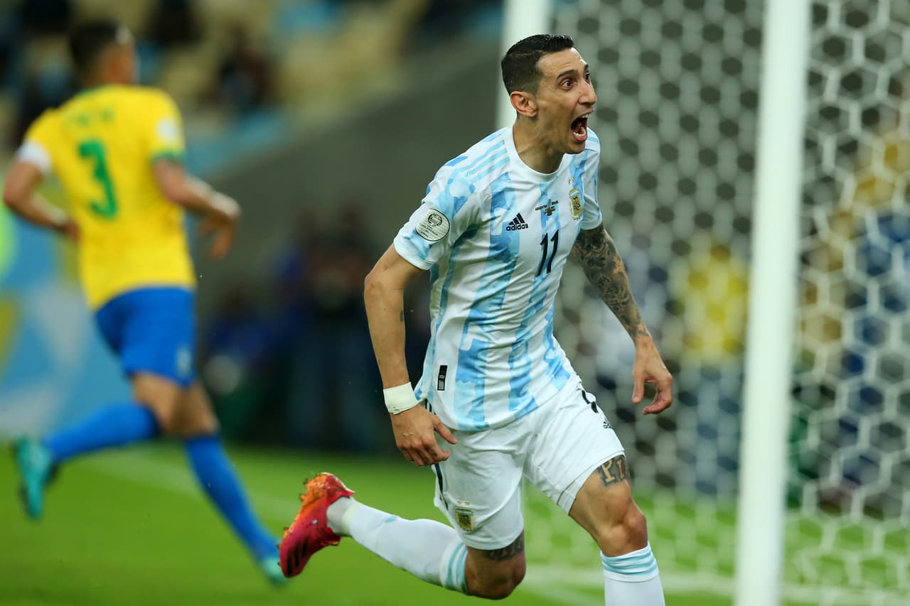 Con un gol de Ángel Di María el equipo argentino se impuso a Brasil con lo que se convirtió en campeón de la Copa América.