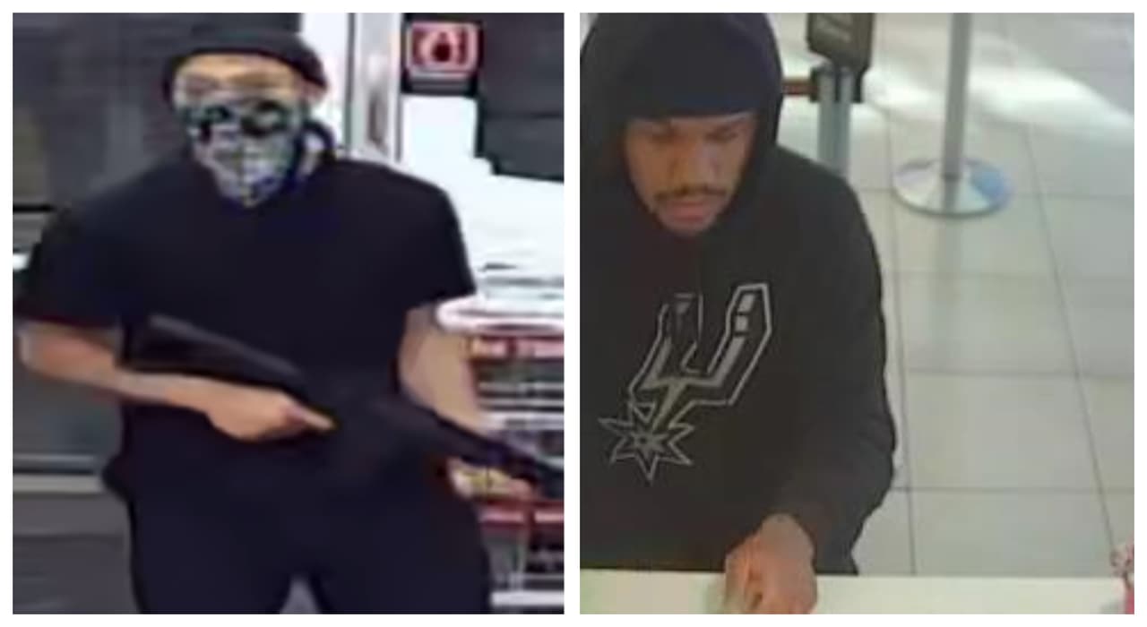 Buscan a sospechoso de robar banco y dos tiendas en Austin