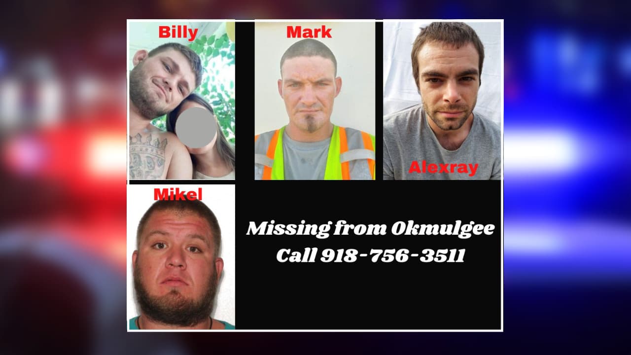 Las cuatro víctimas que inicialmente fueron reportadas como desaparecidas.