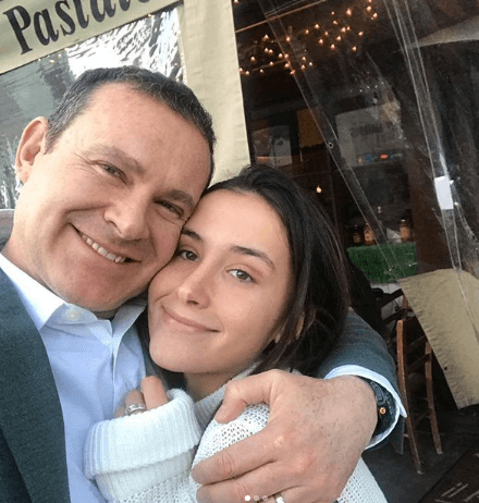 Alan Tacher no podía dejar de visitar a su hija Hannah aprovechando que estaba de paso por Los Ángeles.