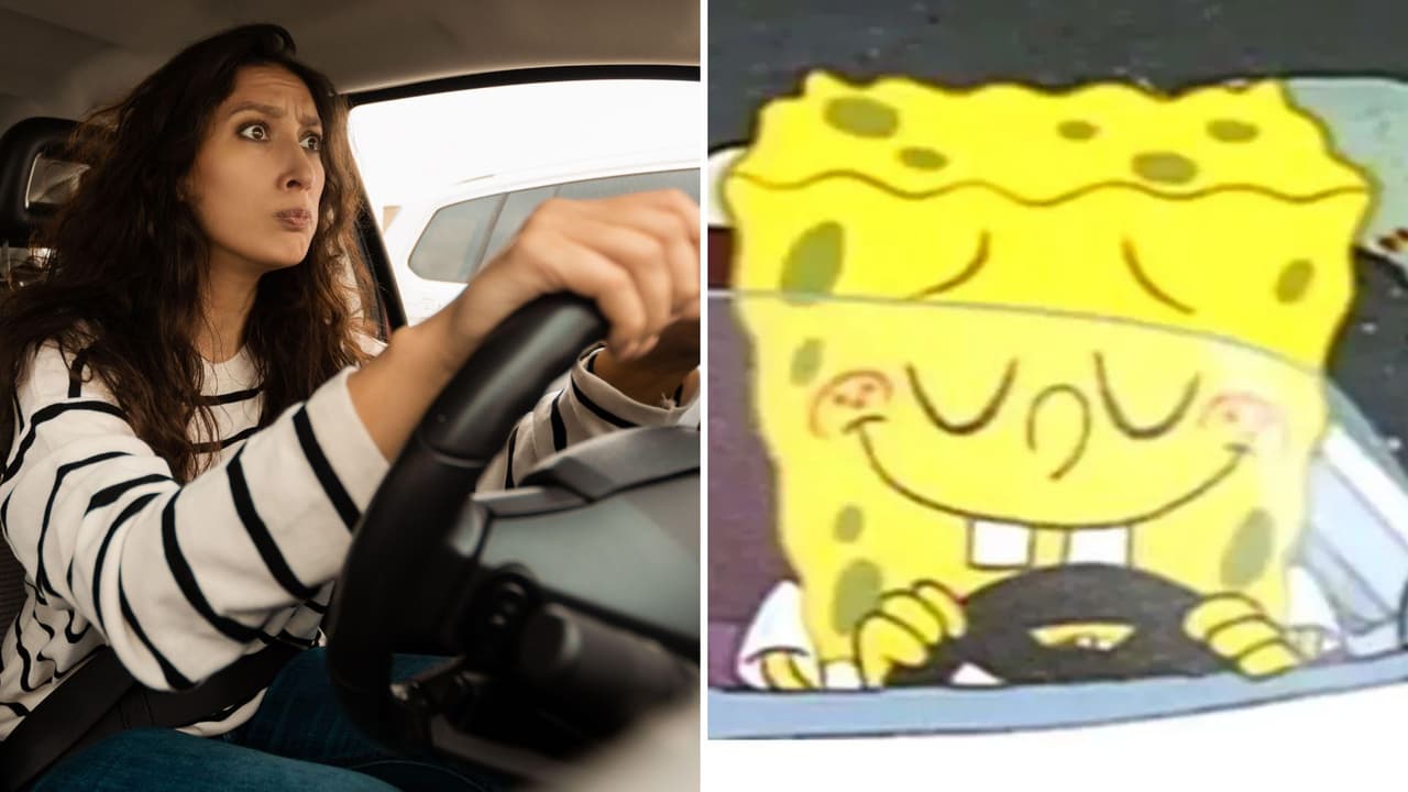 Consiguió su licencia de conducir tras reprobar 959 exámenes: la comparan con Bob Esponja