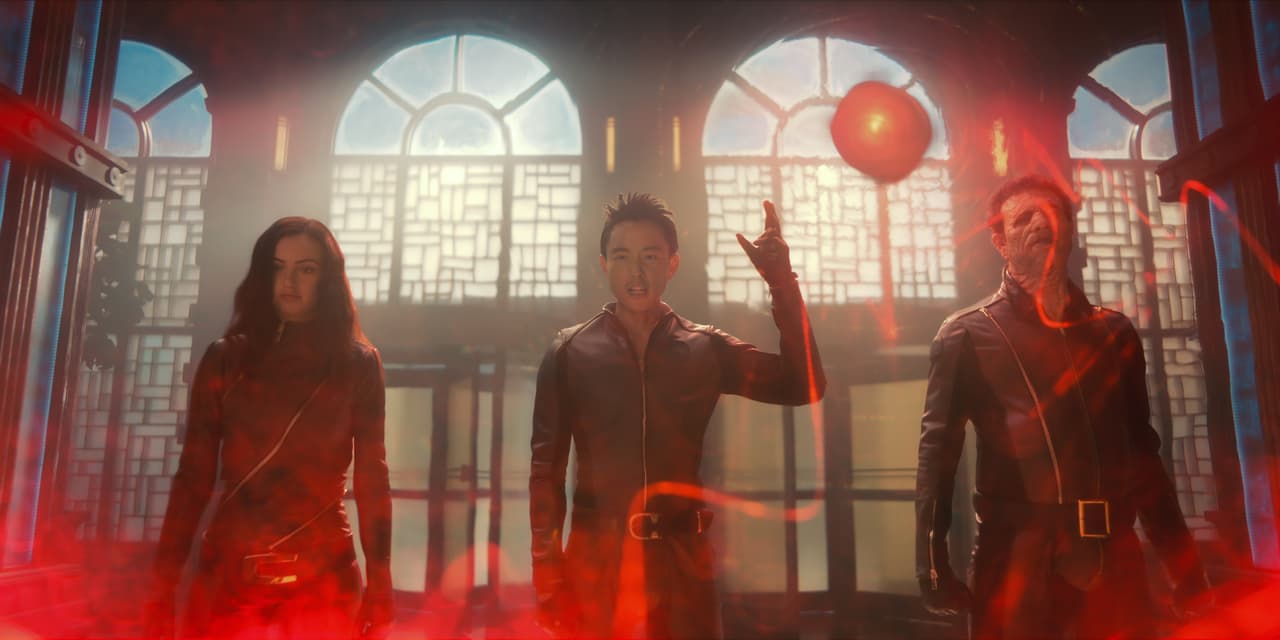 Jayme, Ben Hargreeves, Christopher y Alphonso forman parte dela Sparrow Academy.