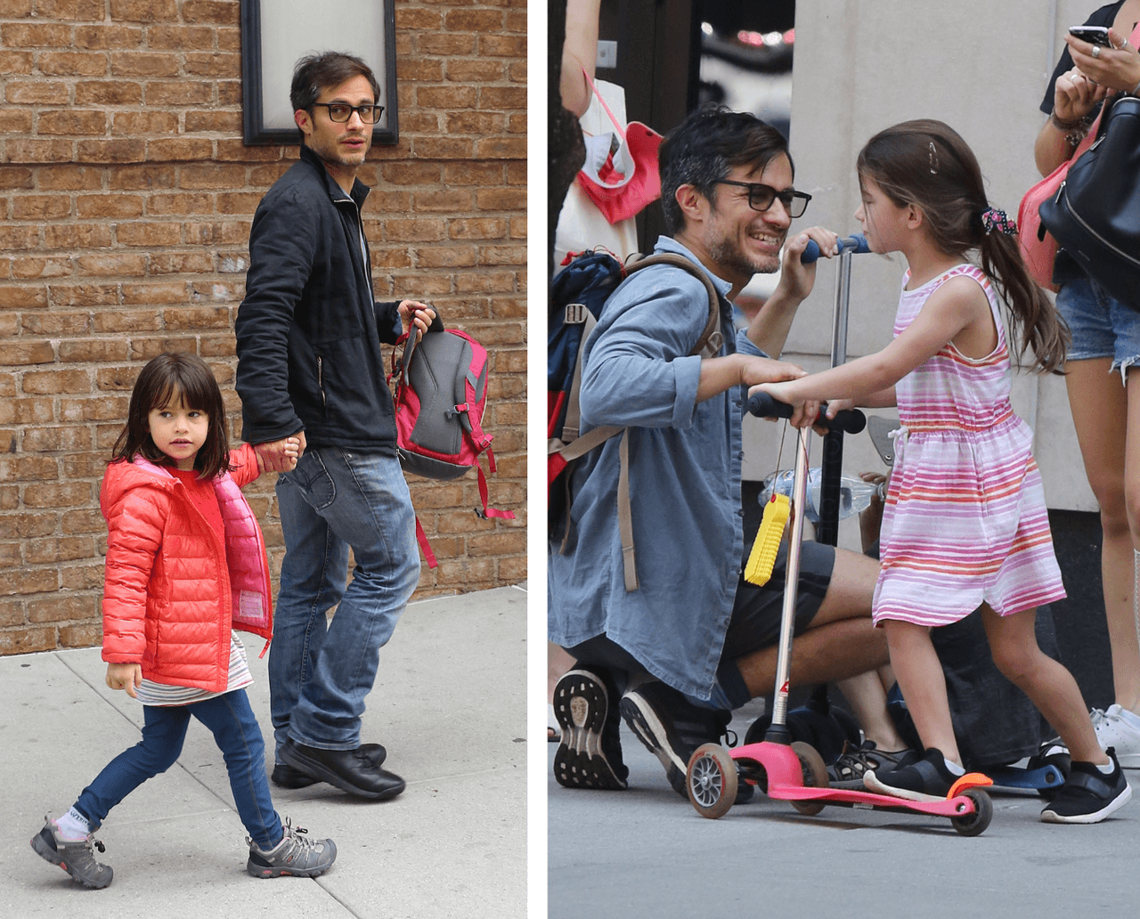 Gael García Bernal y su hija Libertad