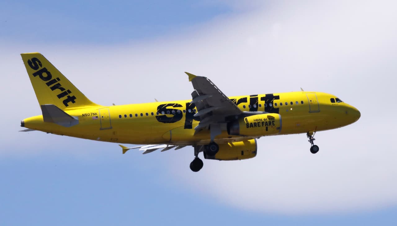 Un Airbus 319 de Spirit Airlines.
