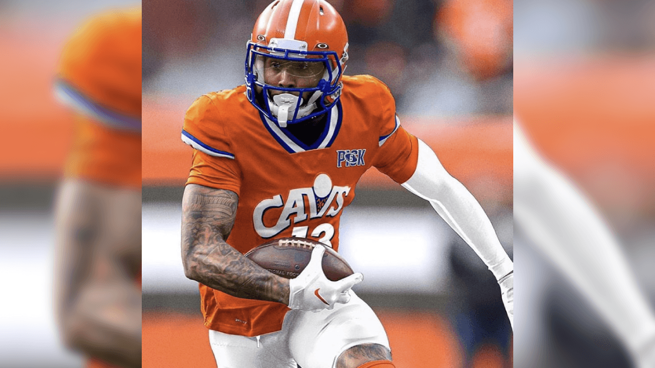 <b>Odell Beckham Jr.</b>
<br>El polémico, pero habilidoso receptor de los Cleveland Browns, no tendría problemas para ser identificado en el uniforme de los Cleveland Cavaliers, es idéntico.