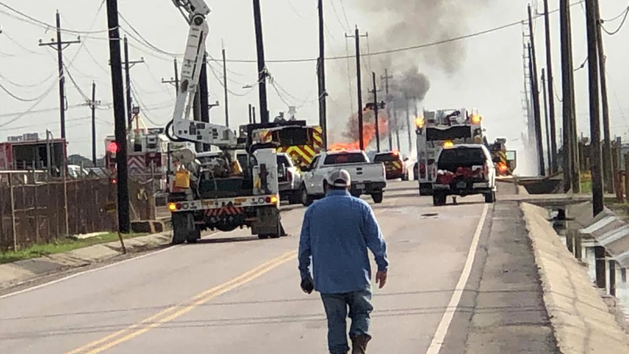El incidente se registró alrededor de las 4:47 p.m. en una planta ubicada en W. Winfree FD SH 146.