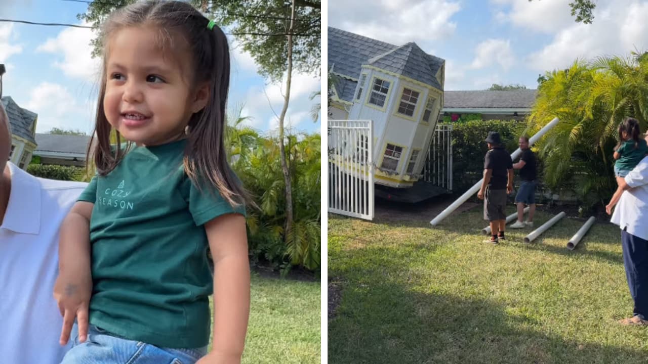 Capri, la hija de Chiquibaby, ahora es la dueña de la casita de juegos.