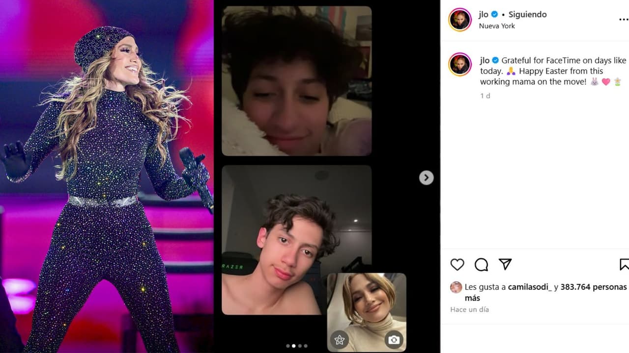 Jennifer López no habría pasado Pascua con sus hijos Emme y Max por cuestiones de su agenda laboral.