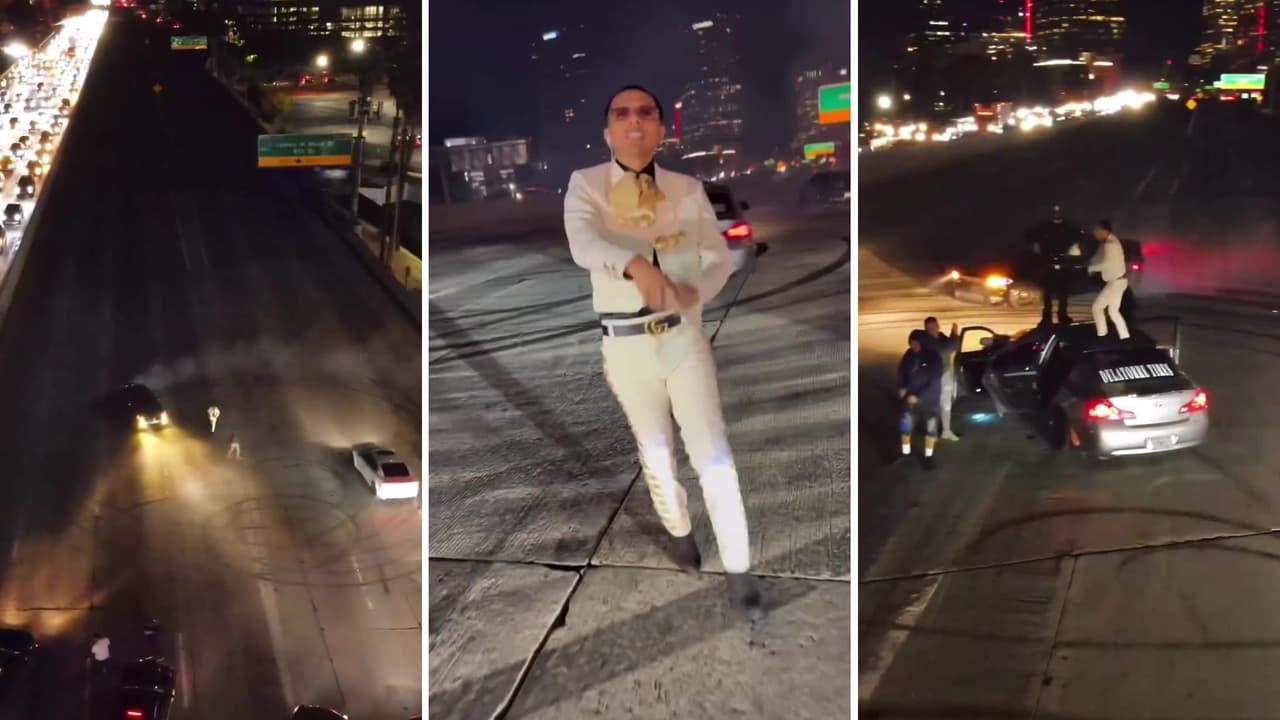 Rapero se declara no culpable tras bloquear autopista de LA para grabar video musical