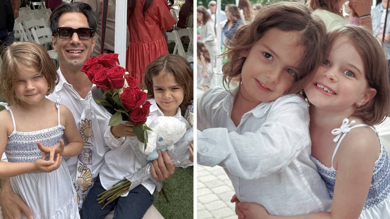 Lucía y Renn, los hijos de Jwan Yosef y Ricky Martin.