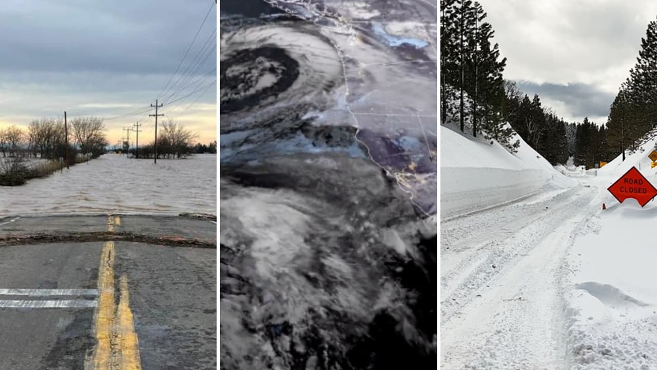 Alerta por río atmosférico cálido en el norte de California: lluvias, inundaciones y nevadas