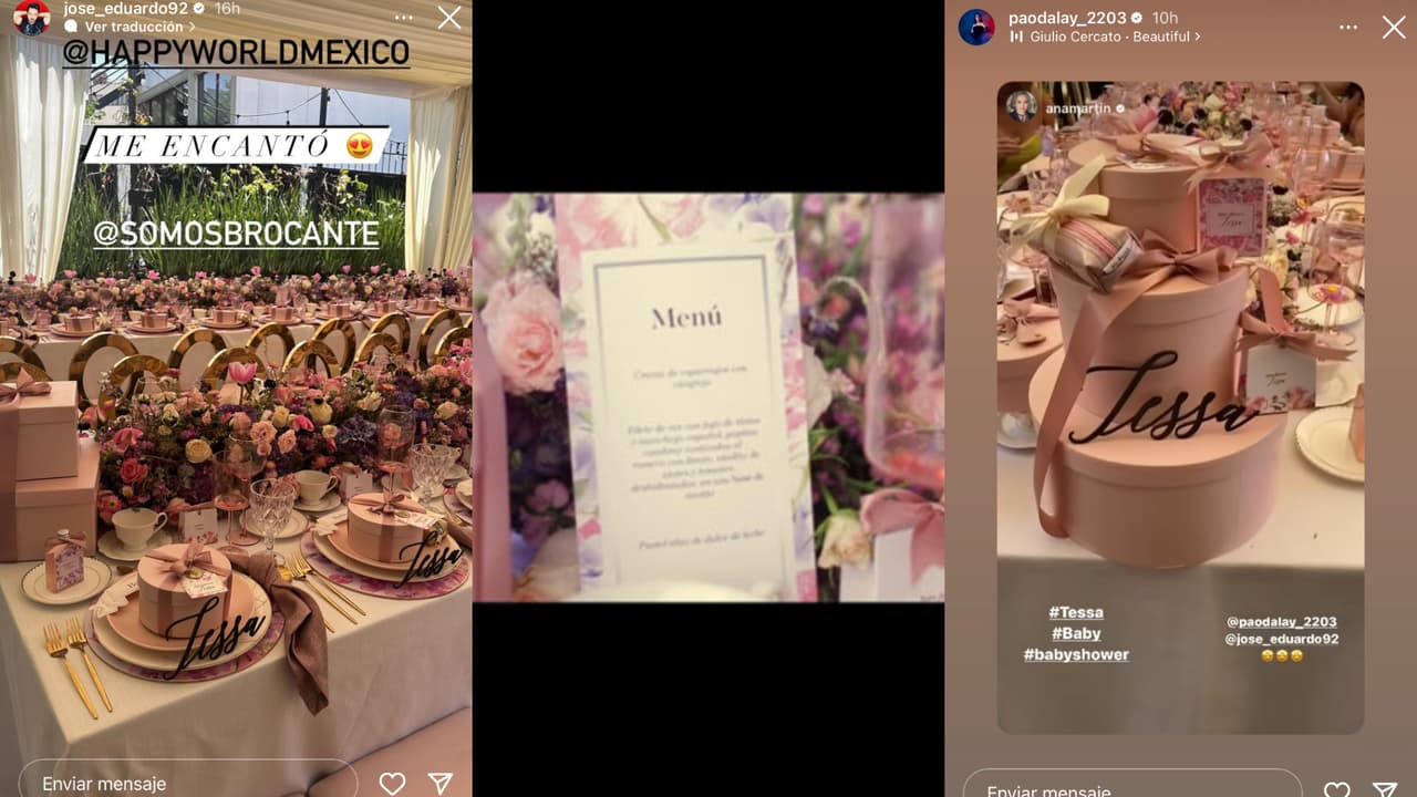 Esta fue la decoración de la fiesta.