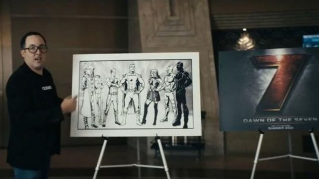 El universo cinematográfico de Marvel y de DC es parodiado en la serie.