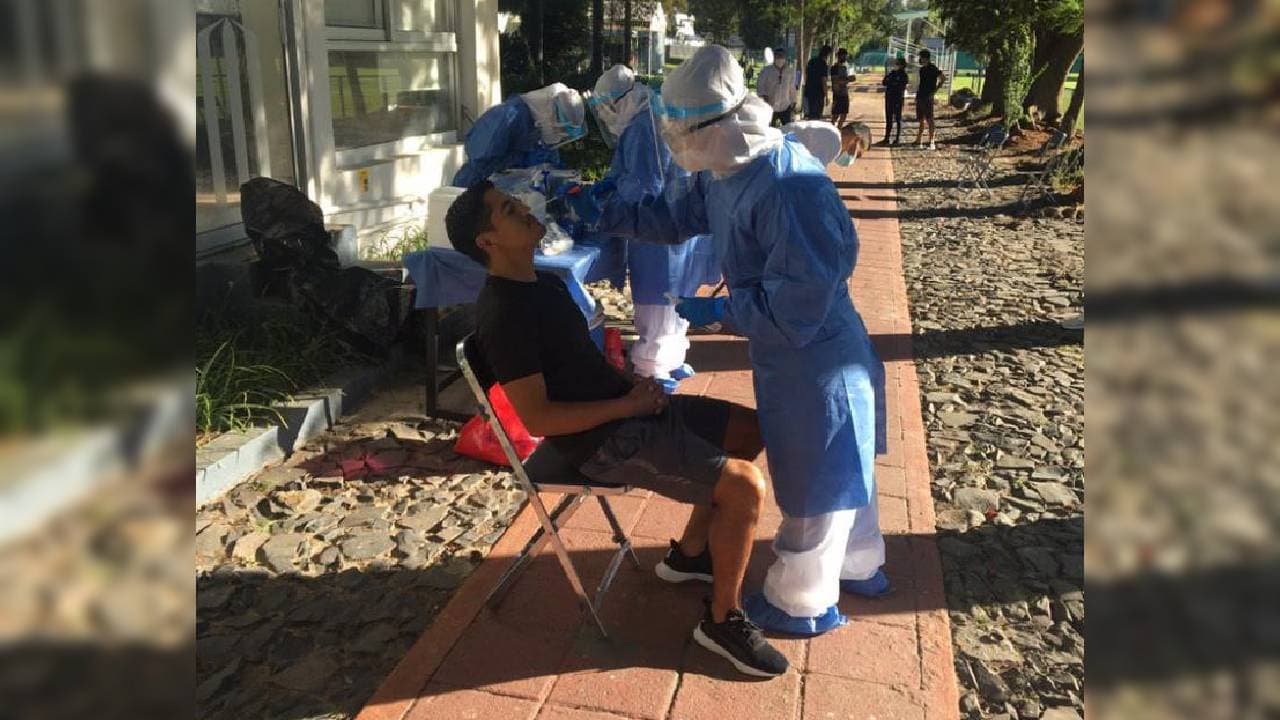 Realizaron pruebas para la detección del coronavirus a jugadores del primer equipo varonil, cuerpo técnico, staff y directiva.