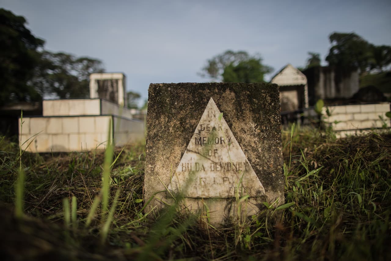 Monkey Hill, o el cementerio Mount Hope, en Colón, en la actualidad.