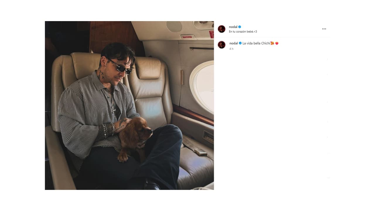 Chichí ha acompañado a Nodal durante su gira por Europa.