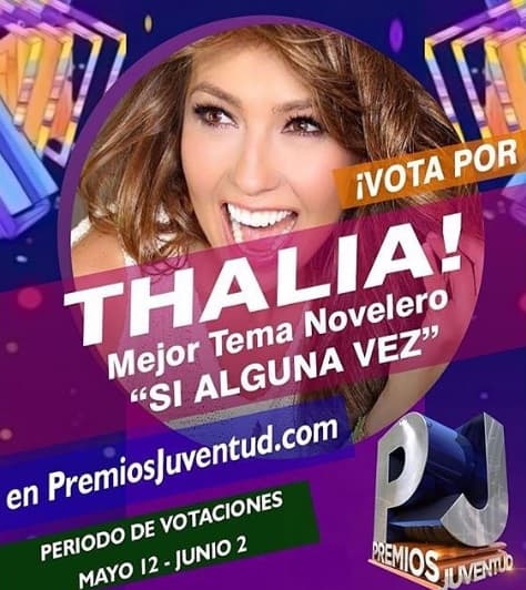 Thalía brincó de la emoción y con esta linda imagen pidió a sus fans que no la dejen de apoyar.