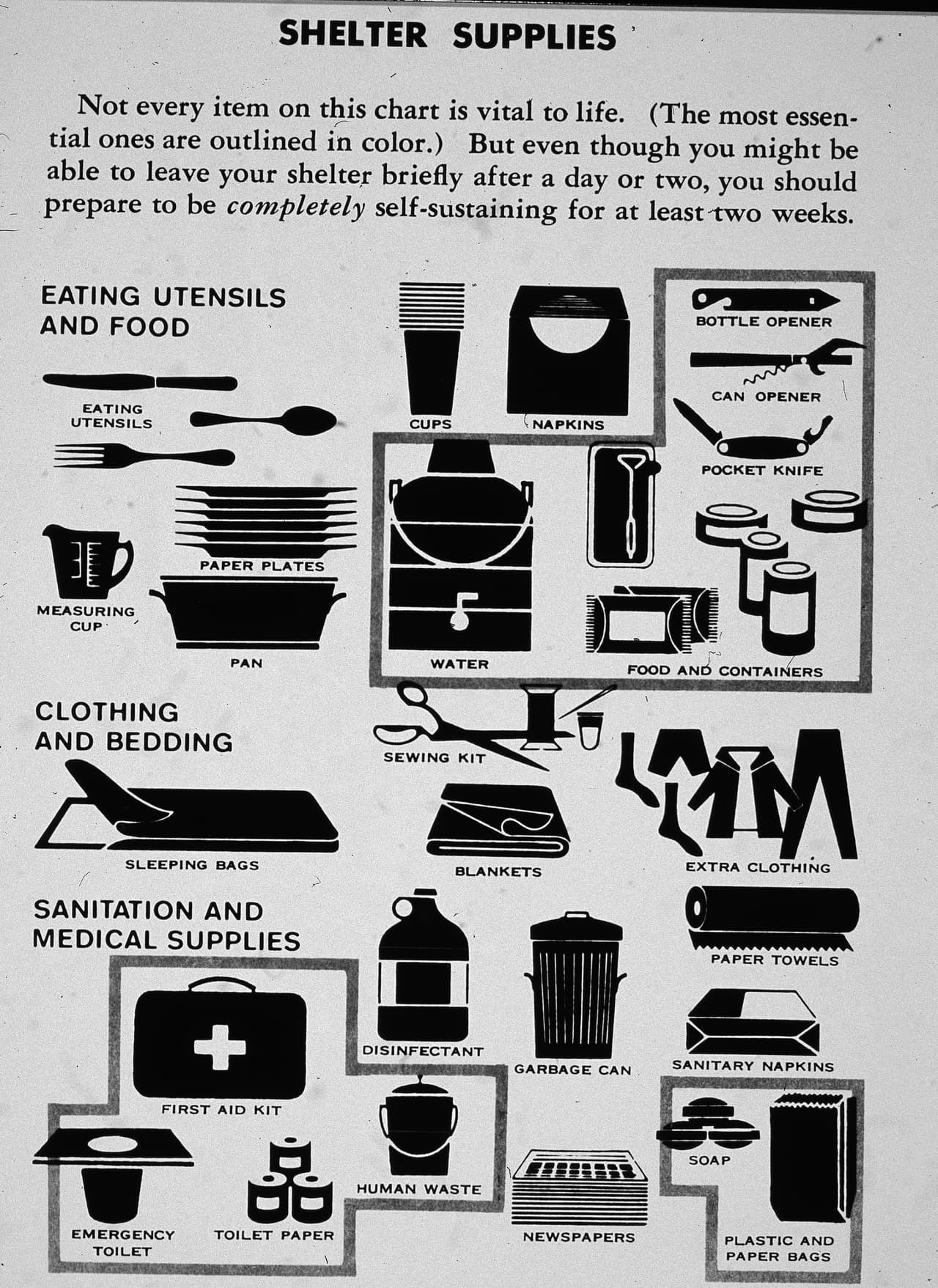 <b>3.</b> "Es vital
<b><a href="http://es.gizmodo.com/estos-son-los-suministros-basicos-que-debes-meter-en-la-1797708513">crear un kit de supervivencia</a></b> con cosas básicas como algo de ropa, alimentos no perecederos, linternas y medicinas", piden a la ciudadanía.