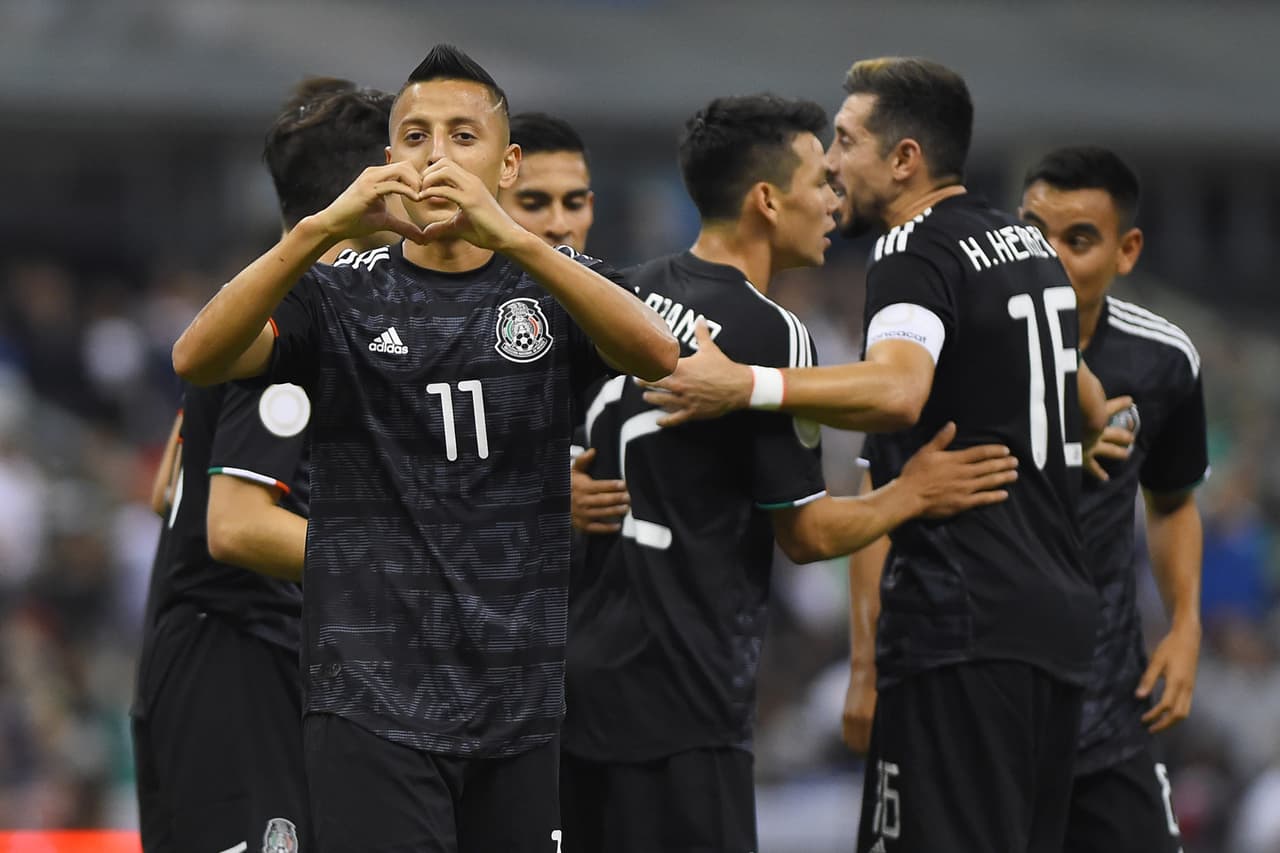 Alvarado abrió el marcador del partido para México al minuto 28’; es su tercera anotación con la Selección Mexicana.