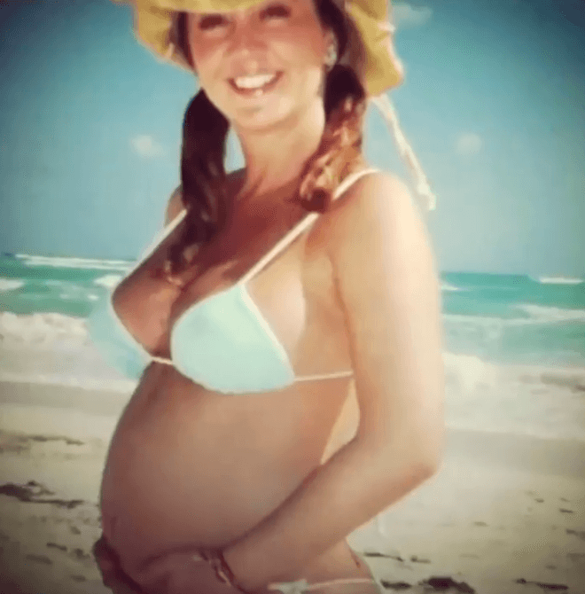 Prendas que también ha usado en sus embarazos, etapas en las que ella no dejó de disfrutar de la vida en el mar.