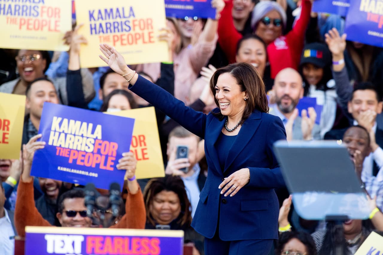 <b>Kamala Harris</b>, senadora por California y exfiscal general de ese estado.