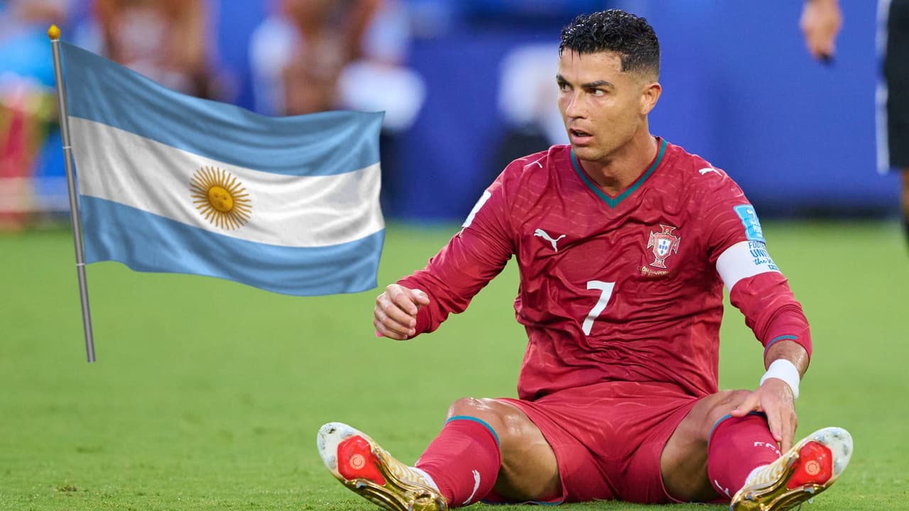 Cristiano y su divertido cruce con azafata argentina antes del juego con España