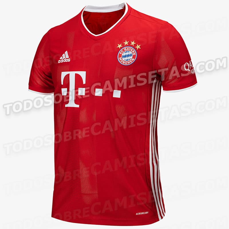 Fiel a su estilo, sobrio y elegante, así sería la nueva camiseta del Bayern München para la temporada 2020-21.