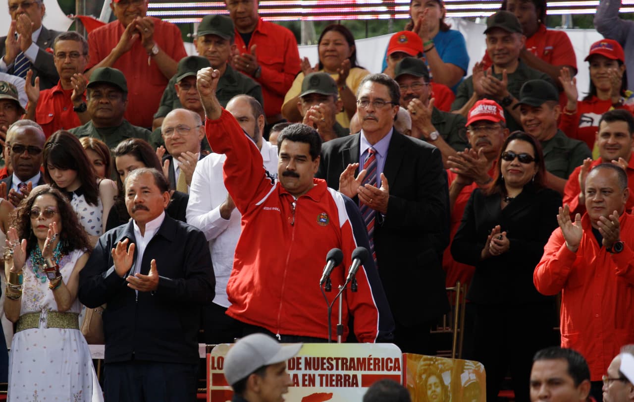 Archivo - Nicolás Maduro en un acto en Caracas, Venezuela, el jueves 10 de enero de 2013. (Foto AP/Fernando Llano)