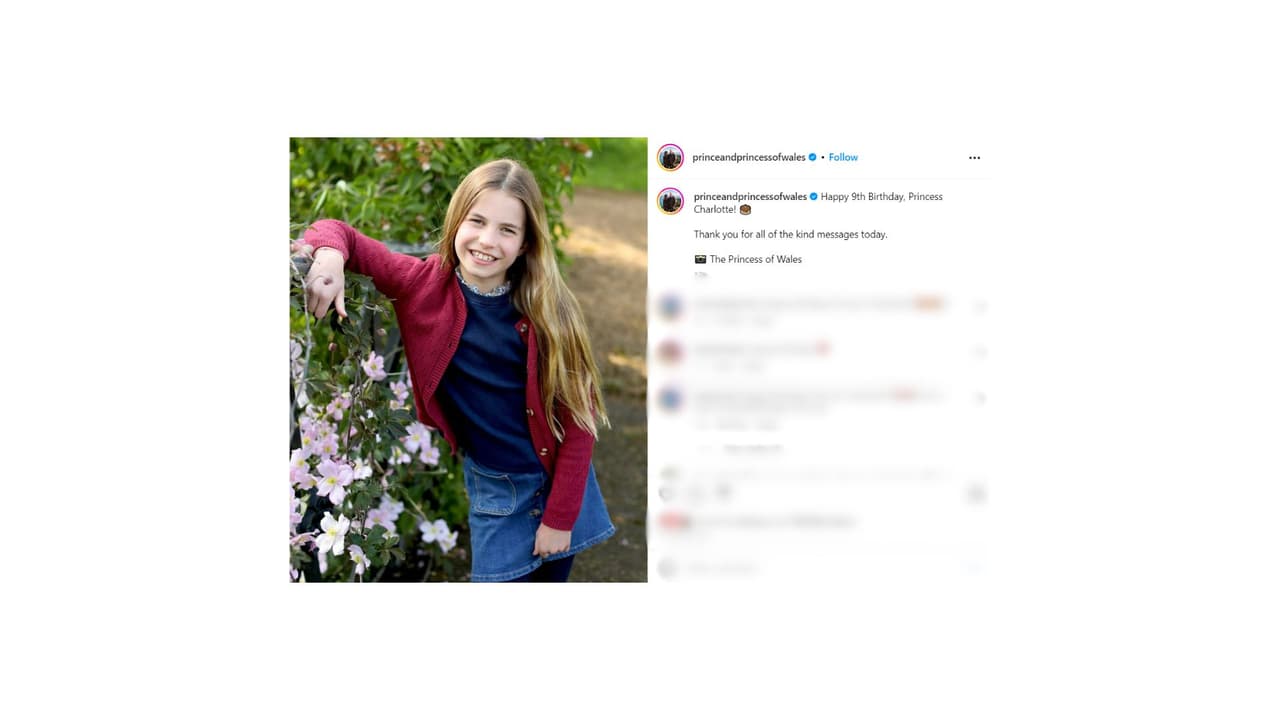 Así celebró la Familia Real el cumpleaños de la princesa Charlotte.