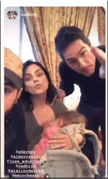 Aislinn Derbez y Mauricio Ochmann también dejaron ver su felicidad, pues estar alejados de las redes sociales no fue nada fácil para ellos.