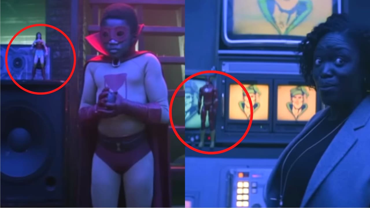 La serie solo tiene 'easter eggs' de DC Cómics y sus personajes.