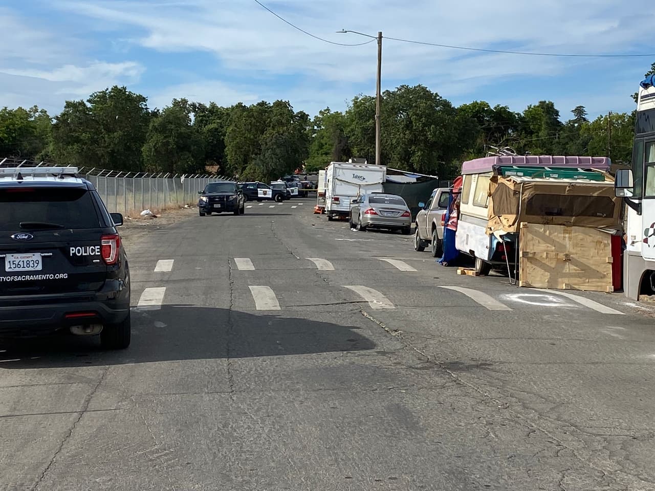El incidente ocurrió en la zona de la avenida Lampasas y Edgewater, al norte del centro de Sacramento.