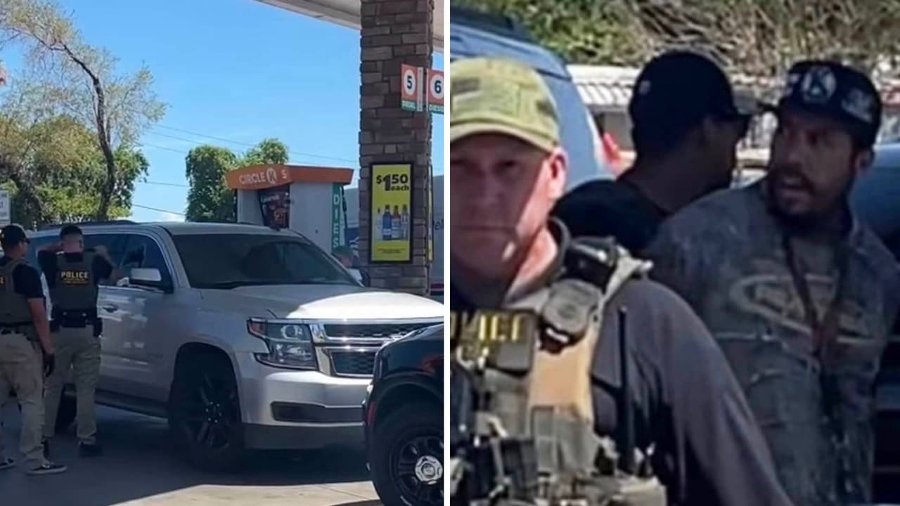 Captan en video el momento en que agentes federales arrestan a Juan Antonio Arias en Phoenix: Esto respondió ICE