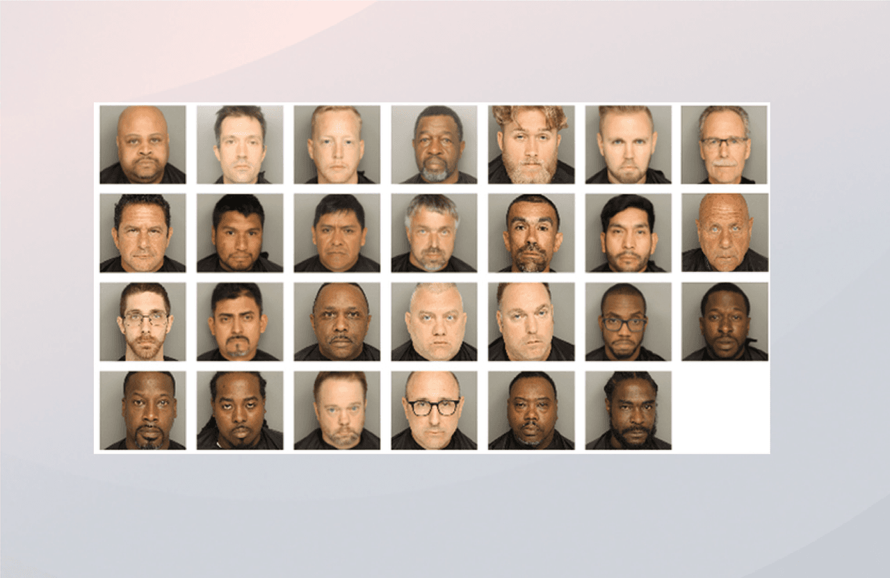 Detienen a 27 sujetos acusados de solicitar prostitución