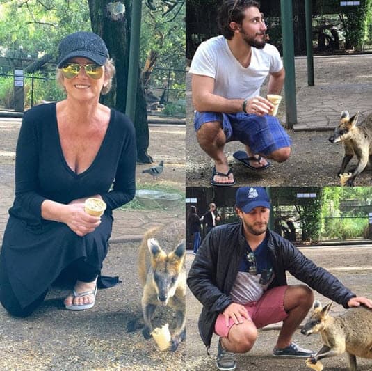 El actor recordaba los momentos felices junto a Christian.