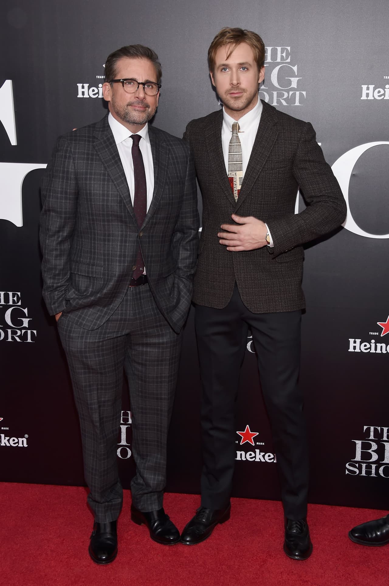 Los actores conquistaron a todos durante el estreno de su película 'The Big Short'.