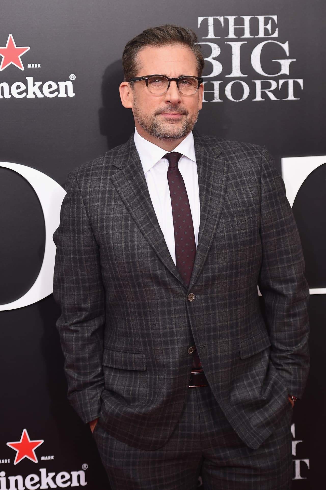 Y terminando el "combo" de galanes, su coestrella Steve Carell.