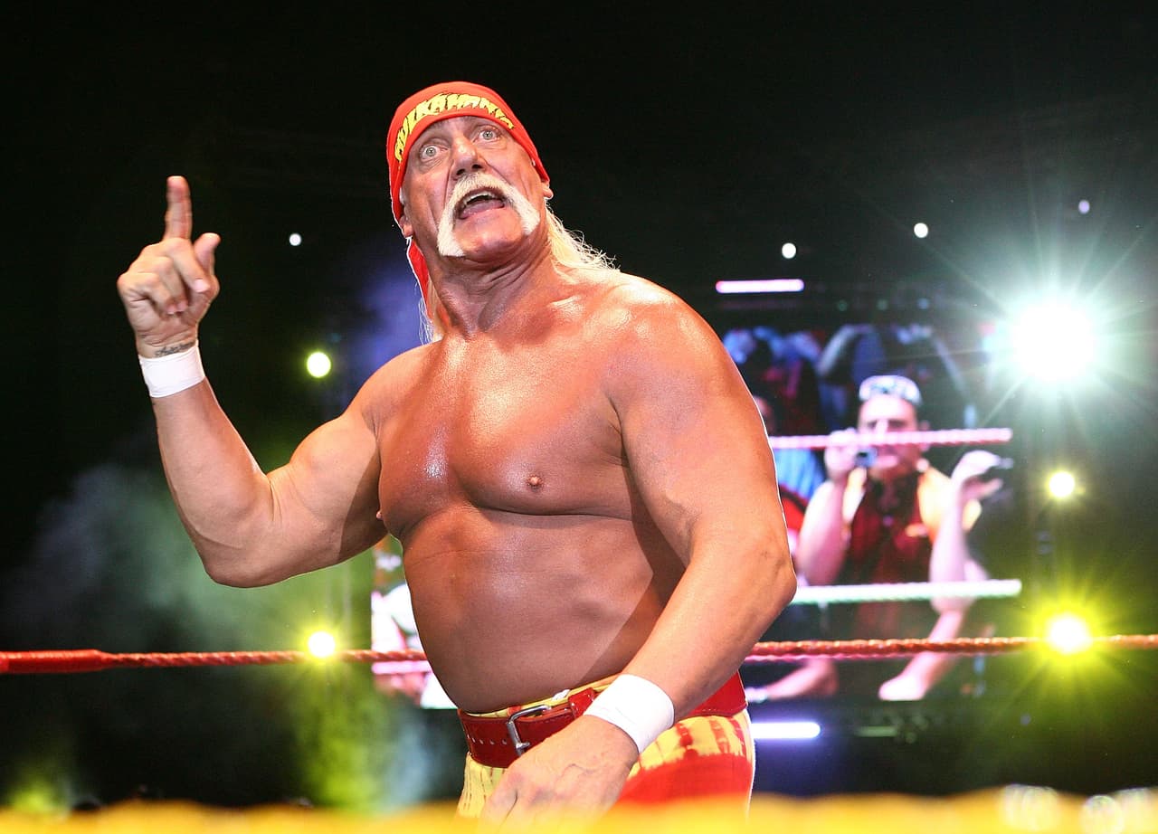 El luchador libre Hulk Hogan, que salió de WWE por comentarios racistas, ha reconocido publicamente su simpatía por Trump e incluso ha dicho que le gustaría ser compañero de fórmula del republicano.