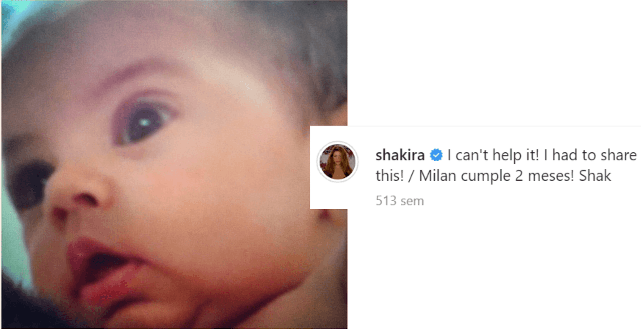 Milán, el hijo mayor de Shakira