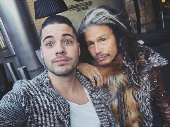 Su encuentro con Steven Tyler también fue uno de los más comentados.