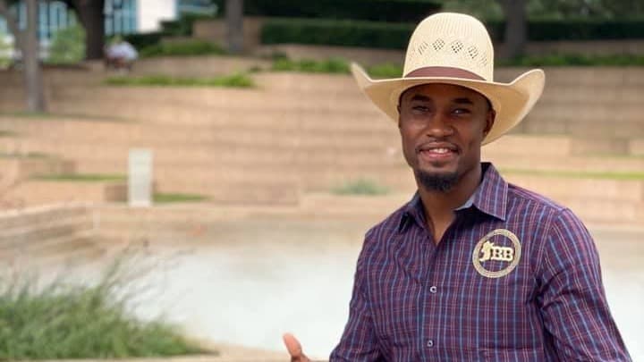 Ouncie Mitchell de 27 años llegó a Utah para participar en la Feria Estatal.