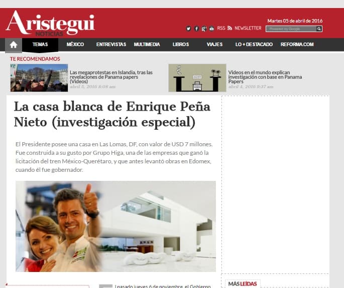 CAsa Blanca Aristegui