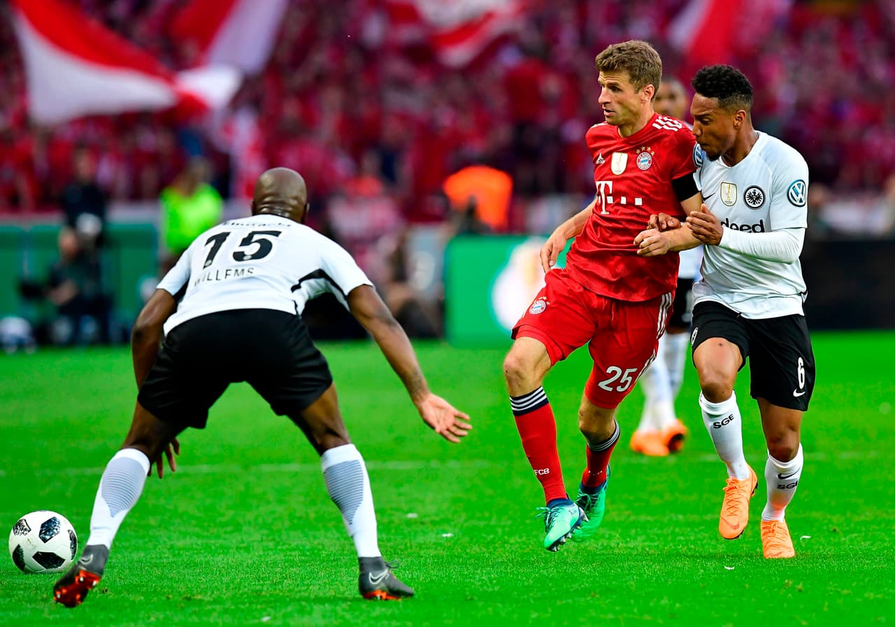 Sin embargo, los bávaros se chocaron con una muralla en el Frankfurt.