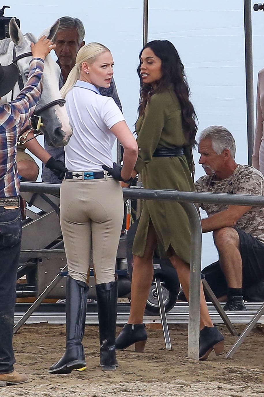 Rosario Dawson y Katherine Heigl filman una cinta juntas.