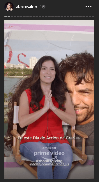 "En este Día de Acción de Gracias deseo que la pasen rodeados de amor, de paz, rodeados de la gente que aman y que les ama. Yo, en lo personal,
<b>agradezco profundamente la familia que tengo</b>, la familia que hemos formado Eugenio (Derbez) y yo", dijo la cantante en su video de Instagram.